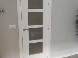Puertas cristalera lacada en blanco (4V)